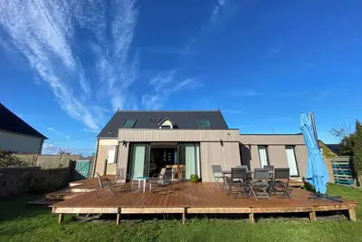 Image de Maison de famille tout confort. 6-8personnes avec vue sur mer exceptionnelle