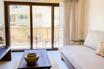 Image de Luxury Apartment 50m from Beach in Bucerías w/ Balcony & Rooftop Garden