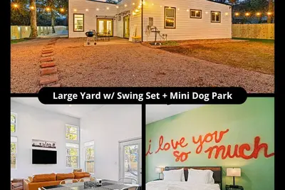 Image de Gated Oasis | Backyard, Game Room + Fire Pit