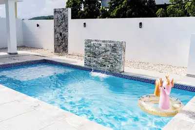 Image de Boho Style with Private Pool, Cozy 3-bedroom house in beautiful Guayama WiFi, Ac