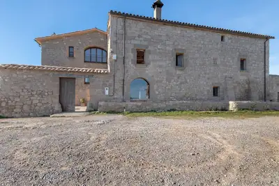 Image de Maison de campagne 'Cal Cirera' avec vue sur la montagne, Wi-Fi et climatisation