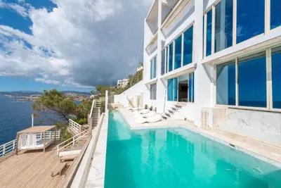 Image de Villa 'Port Adriano' avec vue sur la mer, Wi-Fi et climatisation