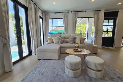 Image de Luxury 3-bedrooms family pool villa with Ac and WiFi in good location Hangdong