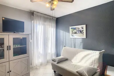 Studio lumineux près des thermes avec Wifi & animaux acceptés