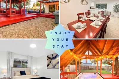 Image de Relax and Play! near Napa, Sf 4 Bedrooms Sleep10 + Hot tub, Fire pit & GameRoom