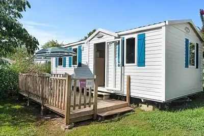 Image de Mobil-home ● Aufgedeckte Terrasse