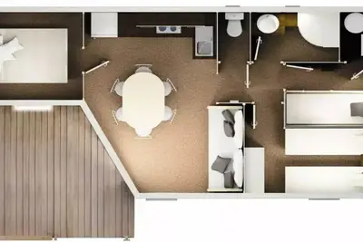 Chalet | Classic Xl | 2 Ch. | 4 pers. | Terrasse surélevée