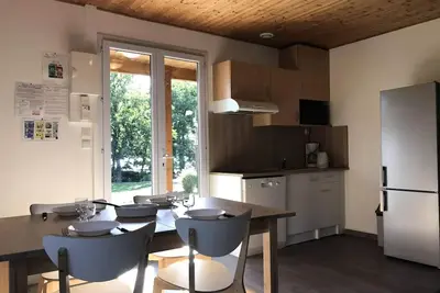 Image de Chalet Pmr (Personne A Mobilite Reduite) supérieur 39m²-2 chambres/terrasse couverte 6 pers 6 personnes