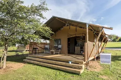 Image de > Neu Safari Premium Zelt 2 Schlafzimmer 4 Personen