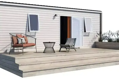 Image de New // Mobil-home Confort 26m² 2 chambres - Terrasse semi-couverte + Tv 4 personnes