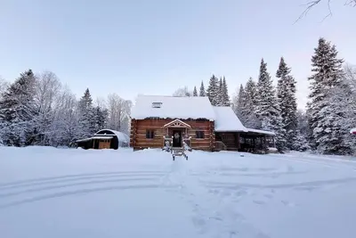 Image de The Wooded Oasis - Cozy Winter Cottage w/Hot Tub & Sunken Firepit