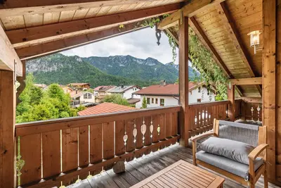 Image de Appartement \"Falkenstein\" avec vue sur les montagnes, balcon et Wi-Fi