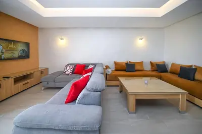 sea \/ golf view apartment in Taghazout, 5 mins walk to the beach