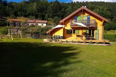 Image de \"Chalet des Brocards situé au pied Ballon d'Alsace, animaux acceptés!