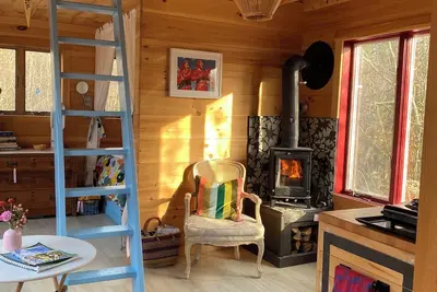 Image de Unique, Colorful Off-grid Cabin