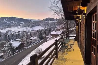 Image de Chalet vue panoramique sur le massif du Mont Blanc