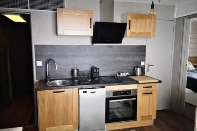 Image de Appartement 6 personnes sur la station du Corbier, jardin d'enfant à 1 minute