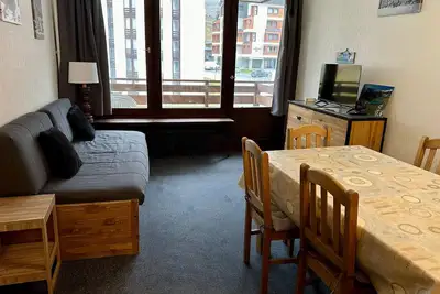 Image de Tignes : Appartement 6 pers, 41 m², Vue sur pistes