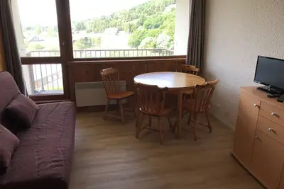 Image de Studio au pied des pistes avec balcon et parking gratuit