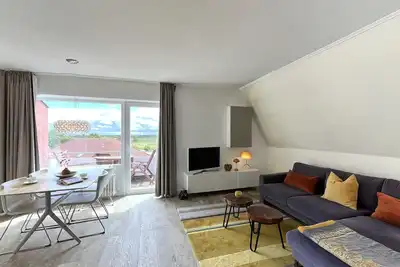 Image de Vogelsang with balcony and view over Borkum