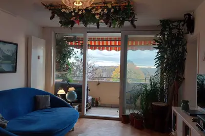 Image de Nice 4 room apartment, 5th floor - great view, balcony, near Frankfurt, 5 pers.