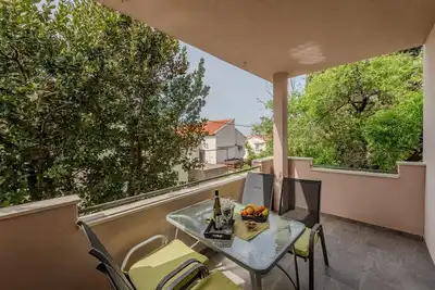 Appartement d'une chambre prés de la plage Ribarica, Karlobag (A-23603-a)