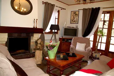 Lieu maison de campagne avec piscine