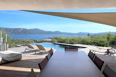 Image de Villa Marina, piscine vue splendide sur le Golfe de Porto-Vecchio