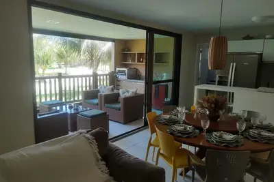 Ground floor apartment, in the Vg Sun condominium. Condominium right on the sand.