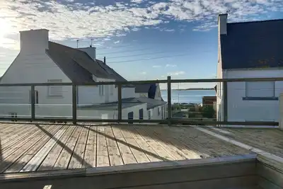Image de Maison en bord de mer (50 mètres de la plage), 8 couchages, centre à pied