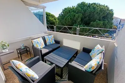 Image de As25454 -P3 + Cabine en duplex dans résidence avec piscines