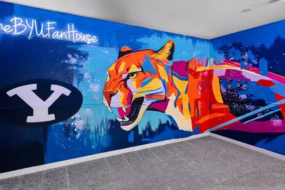 Image de The Byu Fan House, The Byu Fan House: sports court, hot tub, game room, fun!