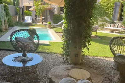 Image de Très belle maison de campagne entièrement restaurée avec piscine