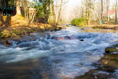 Image de Rustic Rushing Creek Cabin at the foothills of the Appalachian Trail
