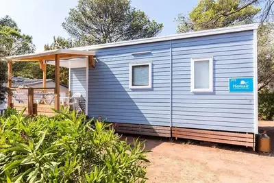 Mobil-home Einfache Terrasse