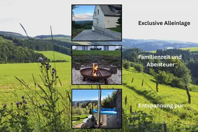 Image de Maison de vacances 'Waldzauber-Winterberg' avec vue sur la montagne, terrasse privée et Wi-Fi