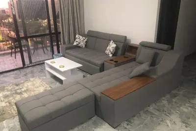 Image de 2-bedroom Hotel apartment with Ac, WiFi in East Town Sodic  Cairo Governorate