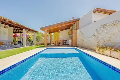 Image de Gb115 Beautiful house with 4 suites 250m from the beach - Guarajuba
