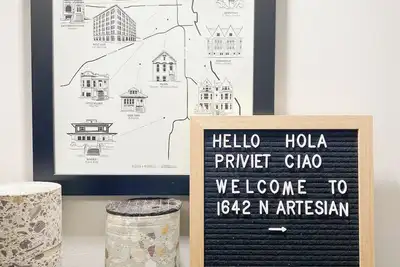 Image de Peaceful Living-2Bdrm/2Bath w/Private Parking, WiFi-Work Station-Wicker Park!