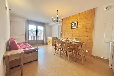 Appartement 6 pers. à Flumet avec piscine, parking et animaux admis