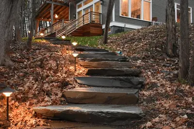 Image de Modern Lake Champlain Lake House with Private Beach and Docks