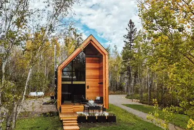 Image de Nord Hytte New Listing With Sauna and Wood Burning Hot Tub in Tofte, Mn.