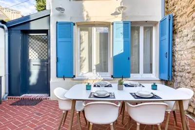 Image de Emplacement parfait! Maison de pêcheur au calme / terrasse, bbq, garage, vélos.