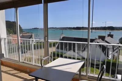 Image de Studio belle vue sur mer, rochers et château de Costaeres à Tregastel