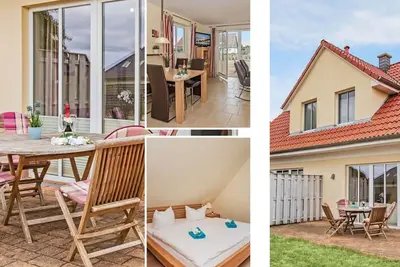 Angela I in Korswandt - Cozy vacation apartment Angela 1 - with fireplace & terrace