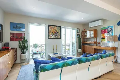 Image de Palais Bleu - 2 chambres, balcons, vue imprenable, 2mn à pied de la plage, clim