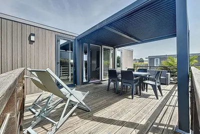 Image de Mobil-home Grand Confort: 2 ch, piscine, plage à 200m, parking, wifi