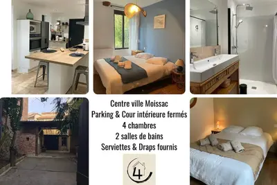 Image de \"La Maison 4\", centre-ville de Moissac, au calme