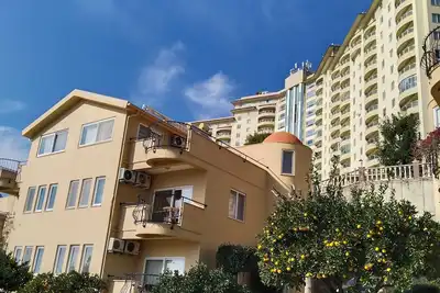 Image de Alanya -Goldcity de 2+1 villa, Doğa Deniz manzaralı, Wifi