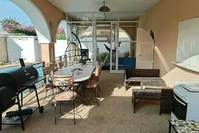 Image de Charming 2-bedroom house with fitness room, WiFi in Ngaparou. Airport pick up.